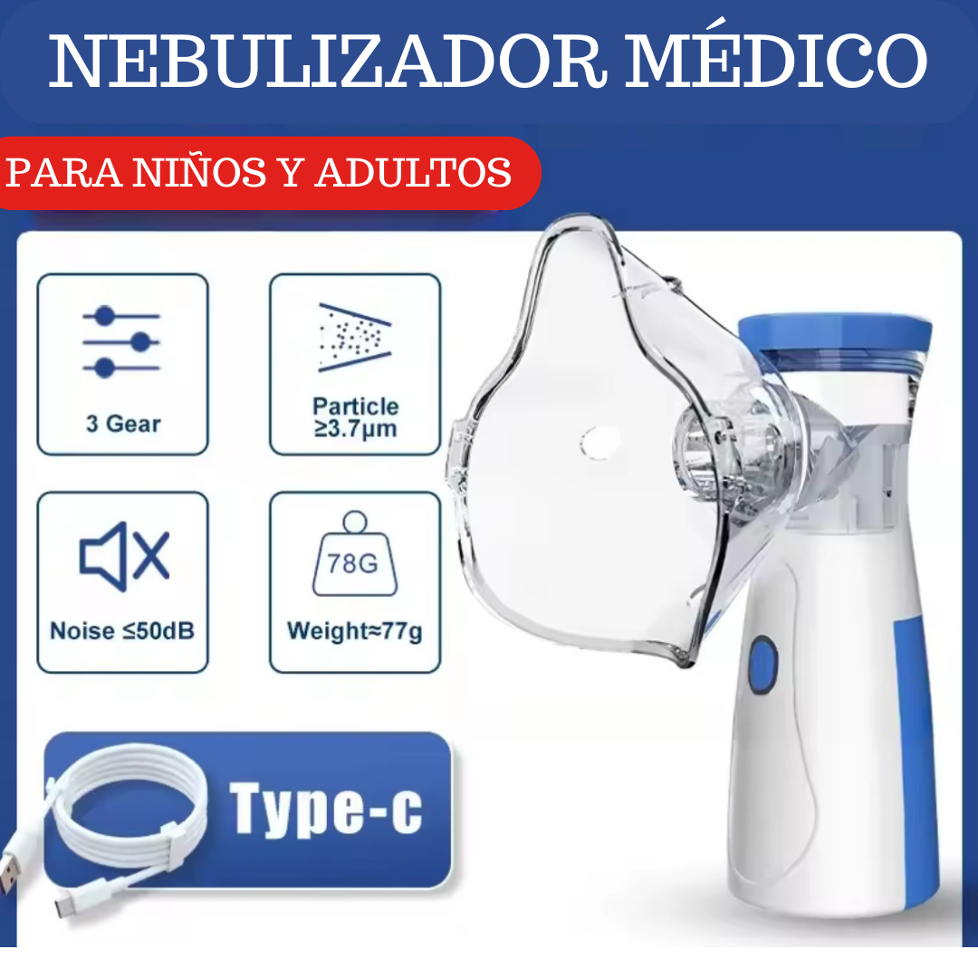 Nebulizador portátil y doméstico,de grado médico para adultos y niños