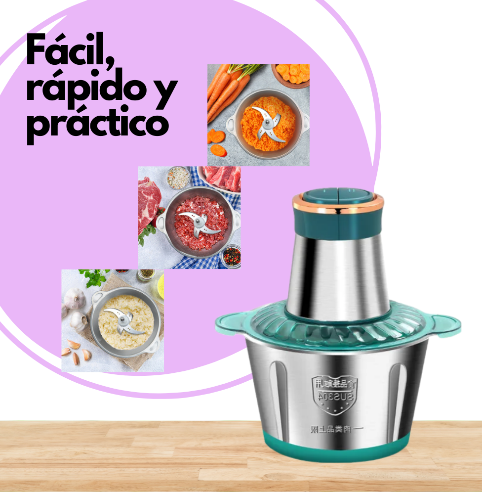 PICATODO ELECTRICO DE 2 LTS + COLGADOR ADHESIVO DE 6 GANCHOS