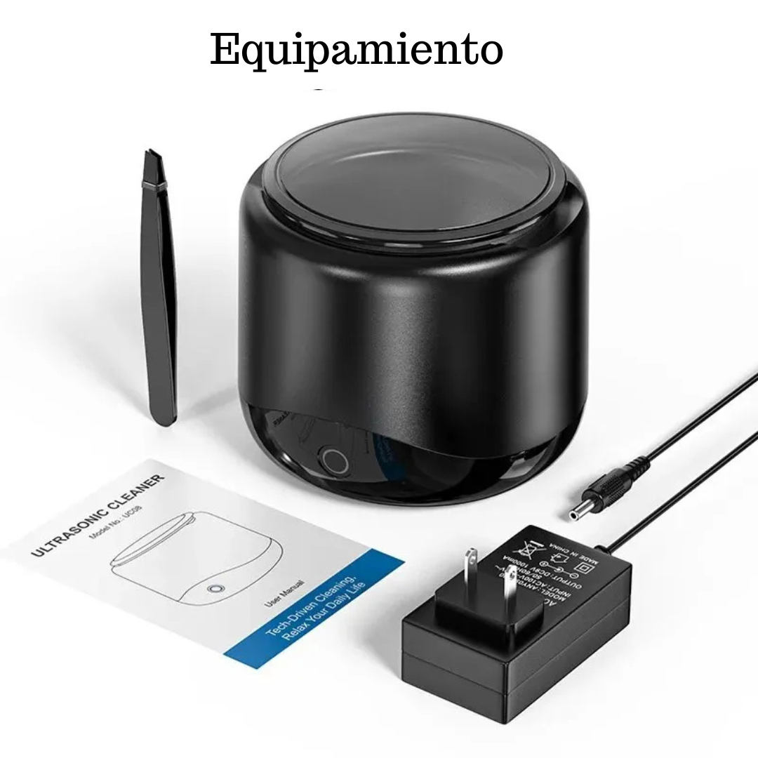 Limpiador ultrasónico para dentaduras postizas y brackets