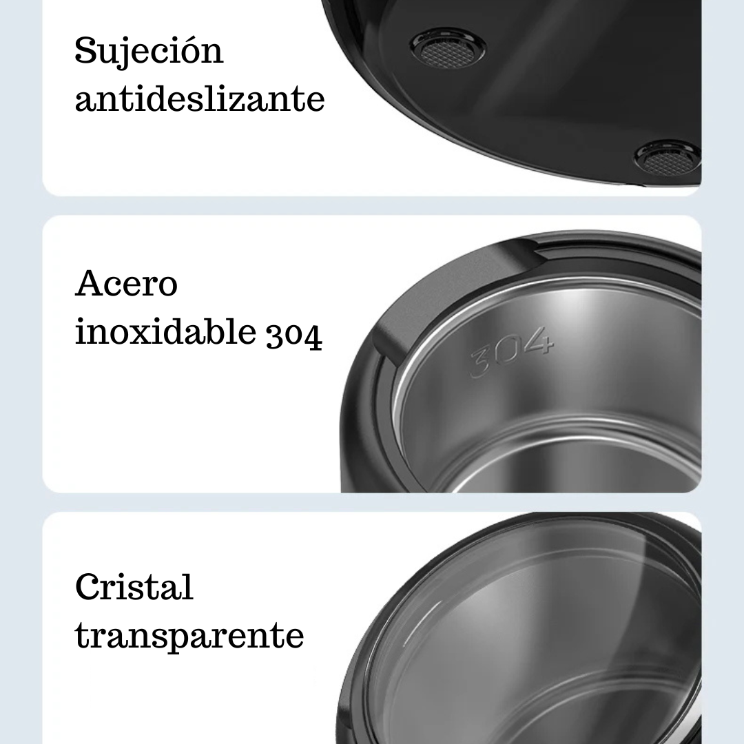 Limpiador ultrasónico para dentaduras postizas y brackets