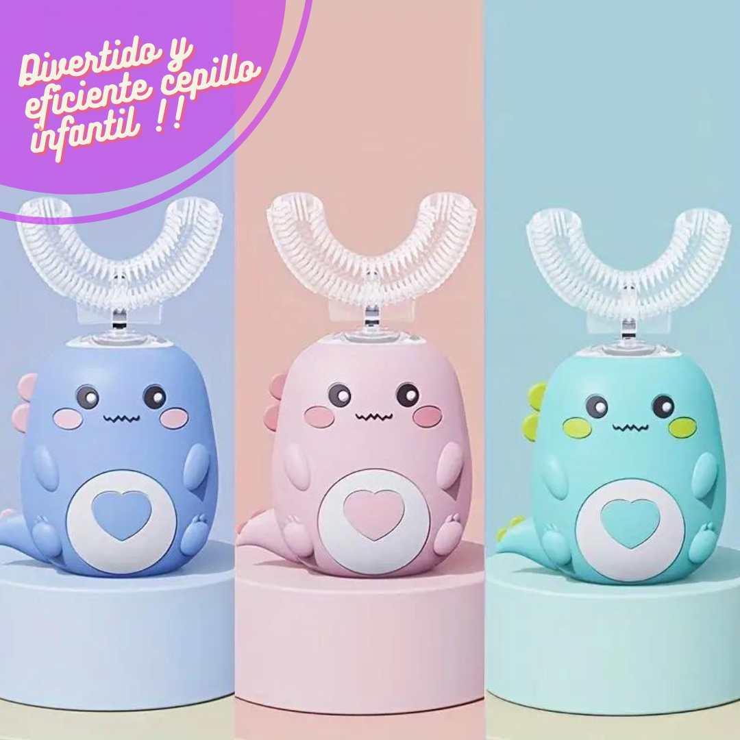 Bebé Cepillo Infantil En Forma De U Cepillo De Dientes Eléctrico