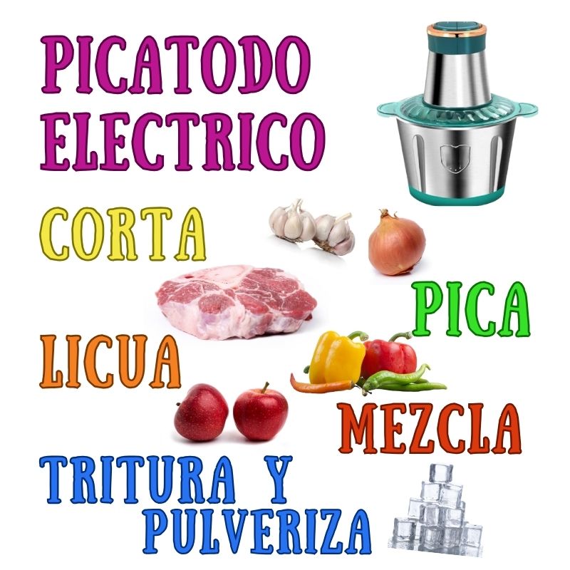 PROCESADOR DE ALIMENTOS DE 2 LTS