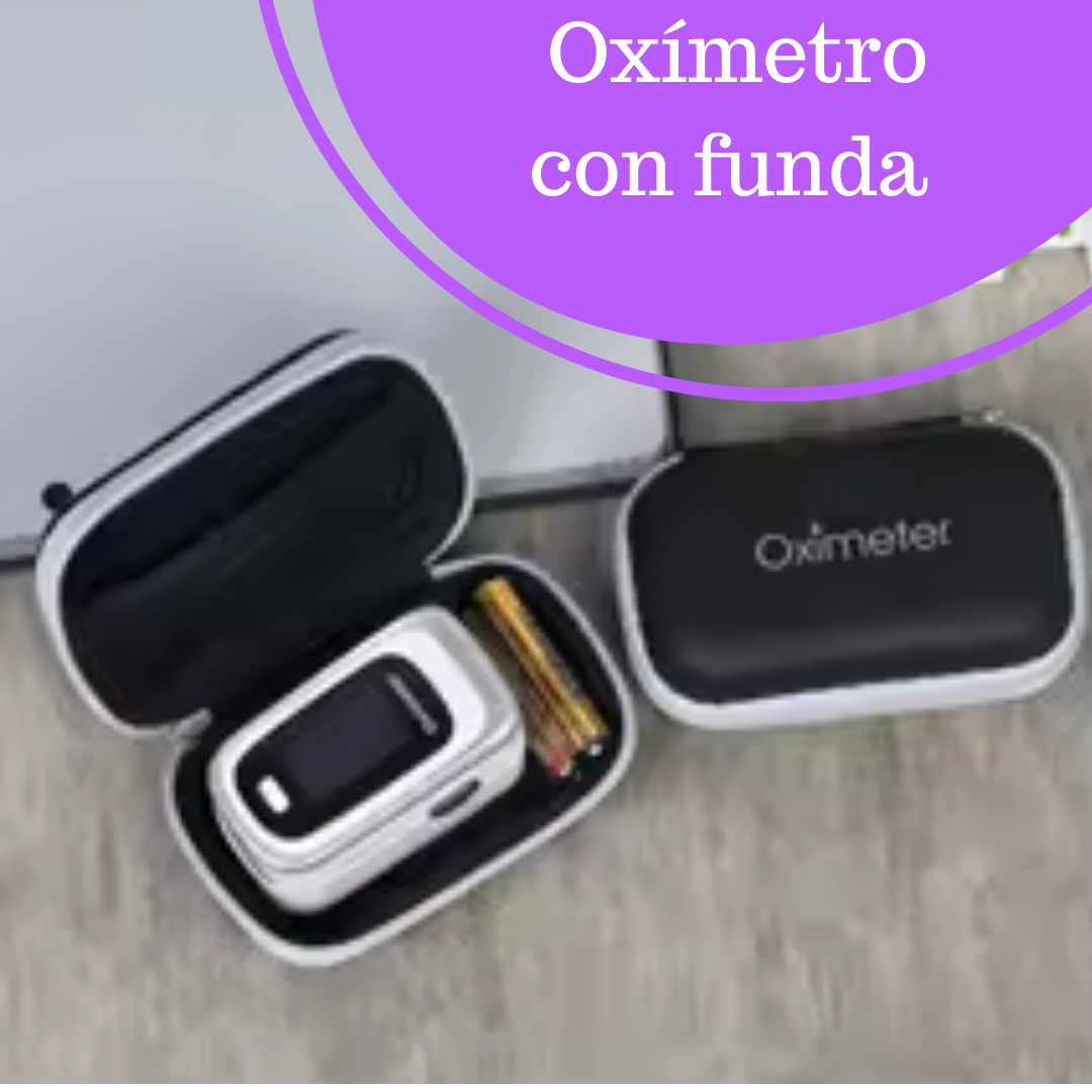 Pulsioximetro, Oxímetro de dedo,mide el pulso y la saturación de oxígeno