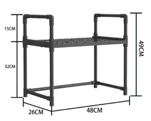 Estante de encimera para micohondas