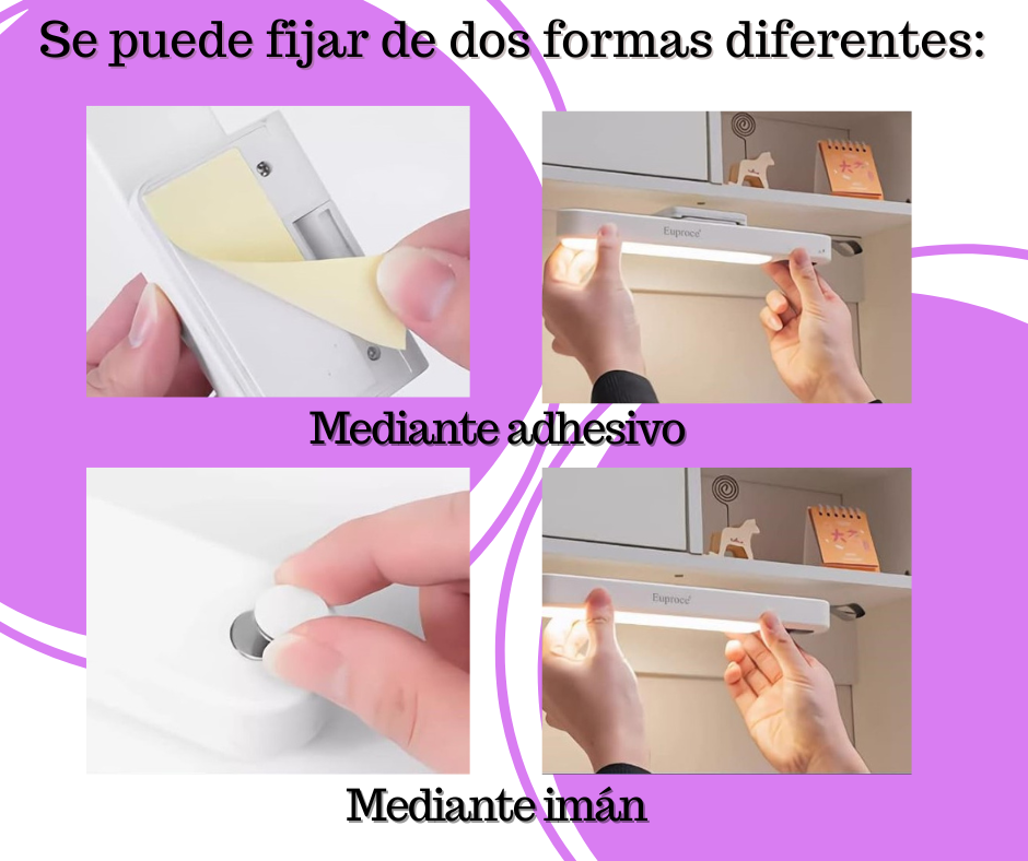LAMPARA LED CON RELOJ
